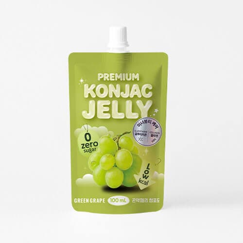 Thạch Konjac Nho Trắng (0 đường)